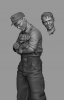 Panzer Art FI35-120 StuG driver with puppy 1/35